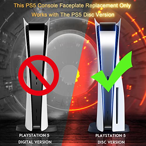 Плоча SIKEMAY PS5 за Playstation 5 Disc Edition и led лента RGB за конзолата PS5