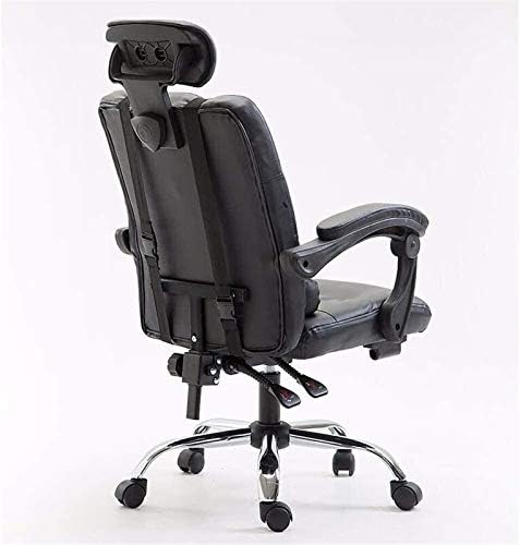 XZGDEN Лесно Ергономичен стол с Ергономичен Компютърен Офис стол, Кресло на Шефа, на Игралното стол С Облегалка, Домашно Кожен Стол с Откидывающимся