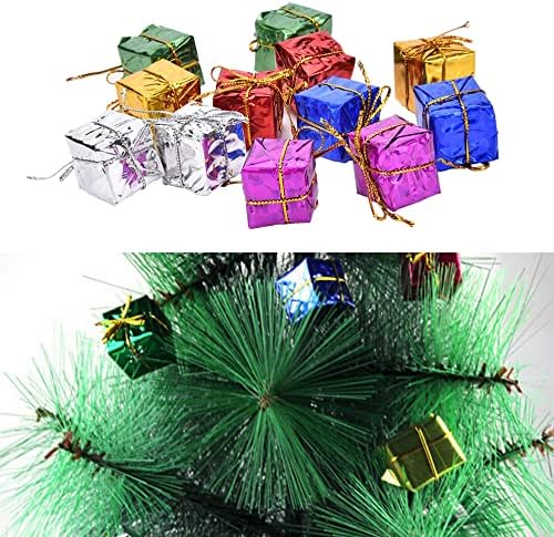 24шт Мини Кутия за Бижута Коледна Елха Бижута и Аксесоари Домашно Парти Добър Интериор Полистирен Подаръчни Кутии