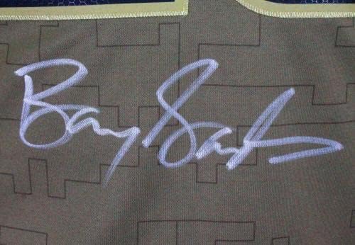 Бари Сандърс Лайънс подписа Найки Salute на тениски NFL с голографическим автограф играч JSY-BA