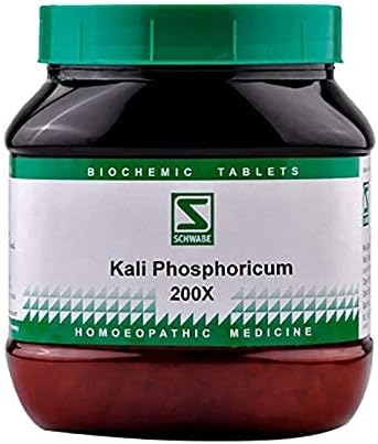 Д-р Уилмар Швабе Индия Биохимични таблетка Кали Phosphoricum 200X Бутилка биохимични хапчета по 550 грама