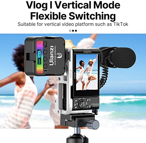 UURig R105 Монтажна Плоча за Sony ZV1F Vlog Помещение Аксесоари за Видеоблогинга Студен Сапата Микрофон Заполняющий Светлина