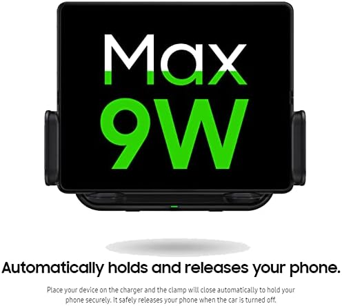 Samsung Wireless Car Charger Vent Mount Автоматично Притежателя 5ft USB устройства Galaxy Qi iPhone (на Дребно опаковка)