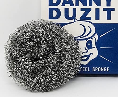 Спондж SpringFields 1960 's Дани Duzit от неръждаема стомана в кутия - Произведено в САЩ, синя
