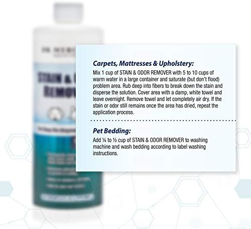 Dr. Mercola, Препарат за премахване на петна и миризми от домашни любимци, 24 течни унции (1,5 ПТ) (709 мл), безопасно за домашни любимци
