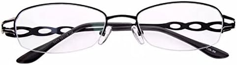 Jcerki Дамски Метална Дограма За Фотохромичните Сиви Очила За Четене 4,75 Силните Страни На Жените Полукадровая Мода Очила