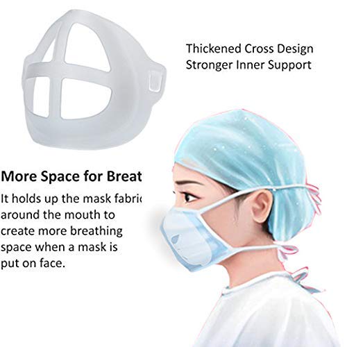 3D Стена, Вътрешния Поддържащ скоба, поставка за защита на червило - червило за защита на устата и носа се Увеличава пространство