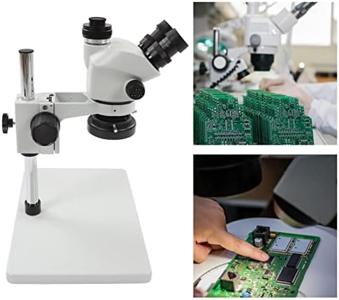 Лабораторен Тринокулярный Микроскоп С Постоянното Увеличаване на Стерео Тринокулярный Микроскоп с Led Лампа 24MP 1080P 3.5 X-50X 100-240