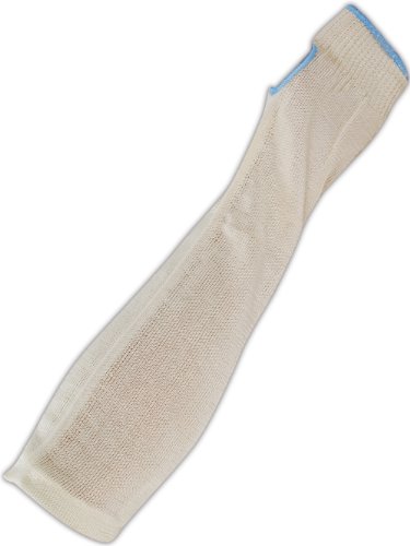 Ръкави машинно плетени MAGID NH20TSE Nyguard с един слот за палеца и по-устойчива закопчалка, Натурални, с дължина 20 инча (опаковка от