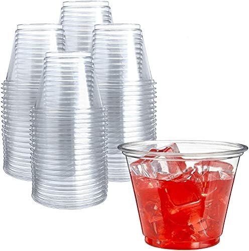 250 Прозрачни пластмасови чаши | Пластмасови чаши с тегло 9 грама | Прозрачни чаши за Еднократна употреба | Прозрачни Чаши ЗА ДОМАШНИ ЛЮБИМЦИ