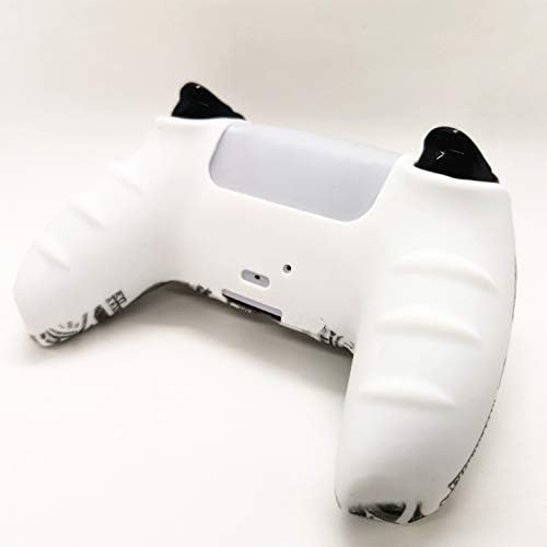 Калъф за писалки контролер PS5 Силиконов калъф за Playstation 5 с Противоскользящим дизайн на протектора, 4 бр. капачки за джойстик за палеца (4 капачка за куклен театър)