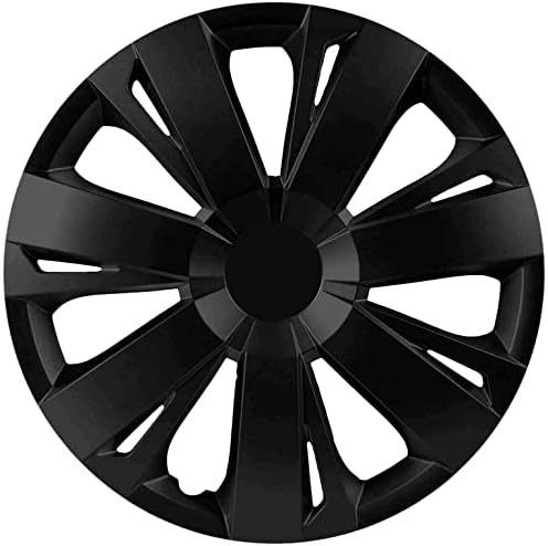 Комплект Copri от 4-Колесни Седалките 16-Инчов Черно Капачка на Главината, Защелкивающийся На Седалката
