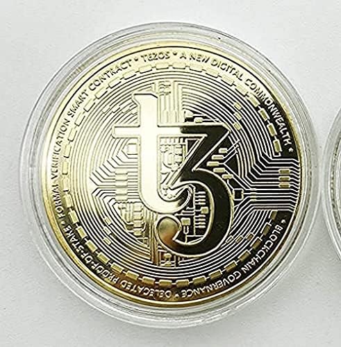 Виртуална валута Ada Cryptocurrency | Позлатен Художествена Монета Challenge | Подарък са подбрани Монета Bitcoin Лъки златна