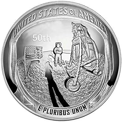 Американски Аполон сребърно покритие Монета за Полета от Земята до Луната, Първата стъпка Монети Сувенири
