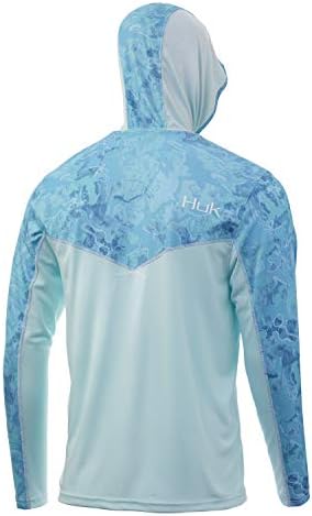 Мъжка риза за риболов с дълъг ръкав HUK Icon X Camo |UPF 50+