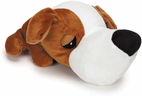 MPP Меки Плюшени Играчки за кучета Fat Headz Интерактивна Пищалка Изберете Сладък Дизайн на Животното (Златен Ретревьер)