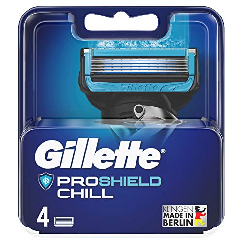 Ножчета за бръснене Gillette ProShield Chill за мъже 4 Опаковки с 5 Остриета Срещу Раздразнение
