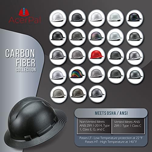Защитна каска стил шапки, Одобрен OSHA за строителни работи, защитни каски от въглеродни влакна, Cascos De Construccion, 6-точков Регулируемо
