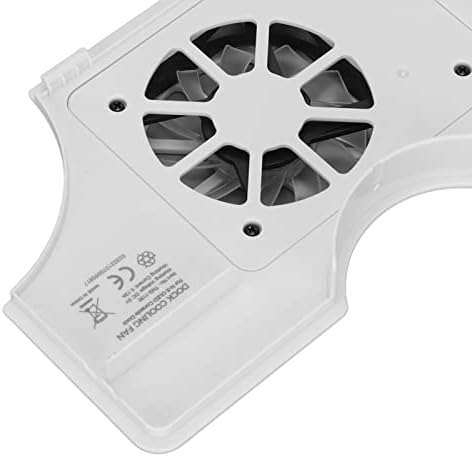 xiji Акумулаторна Охлаждащ Вентилатор, Игри Охлаждащ Вентилатор Бяло Цветно Покритие Лесна инсталация на Игровия Контролер