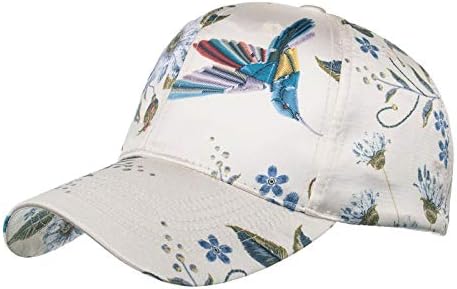 ZHUYOU бейзболна шапка С Флорални Принтом, Регулируем Лека бейзболна шапка за Спортове На Открито, Летни Плажни Шапки За Пътуване, Реколта