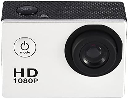 Екшън-камера DV, лесна инсталация Изискана спортна камера ABS 335g 7 цвята за гмуркане за ясна визуална наслада през целия живот (Сребрист)