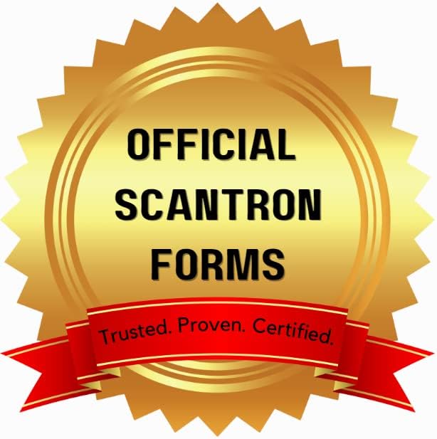 Официален лист за отговори марка Scantron 882-E. (25 опаковки)