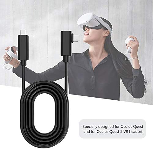 Кабел слушалки виртуална реалност LVOERTUIG Oculus Линк за Quest 2 и Quest - 16 ФУТА (5 м) - PC VR