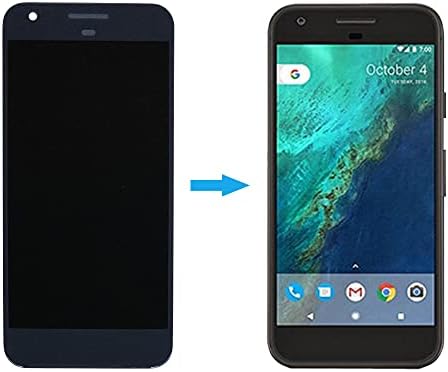 LCD дисплей Duotipa, съвместима с Pixel Google 1st/Nexus S1, 5,0 AMOLED дисплей, чувствителен на Допир екран в Събирането на Набор от