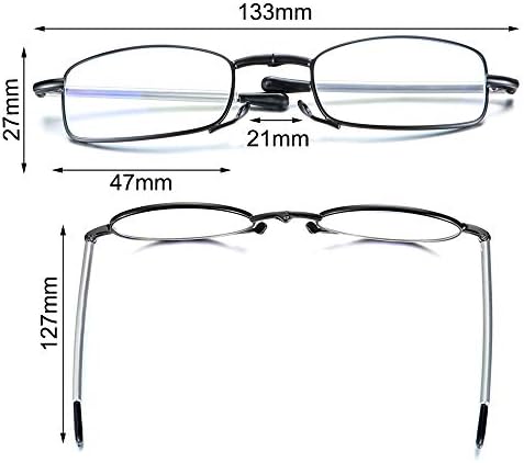 SUGLSS 2 Двойки Сгъване Унисекс Очила За четене Синя Светлина Блокер Очила С Защита От uv Отблясъци