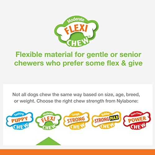 Nylabone детски играчки за Дъвчене за кучета FlexiChew Bone Flexi Chicken X-Малките /Petite (1 брой)