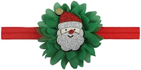 Коледна Превръзка на Главата за Малки Момичета с Цветни Лъкове от Мъниста, Панделка За Коса, Цвете Прическа JHC20