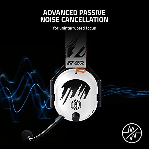 Безжична детска слушалки Razer BlackShark V2 Pro: пространствен Съраунд звук THX 7.1 - Драйвери 50 мм - Сменяем микрофон за КОМПЮТЪР,