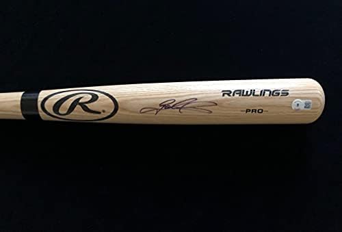 Кэтчер Чикаго Уайт Сокс Зак Колинс Подписа бейзболна бухалка Забавно Rawlings с автограф на Бекет COA