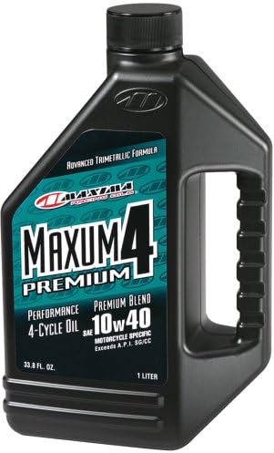 Масло за мотоциклетни двигателя Maxima Racing Oils 349128-3PK Premium4 10w40, 1 г Бутилка, 3 опаковки