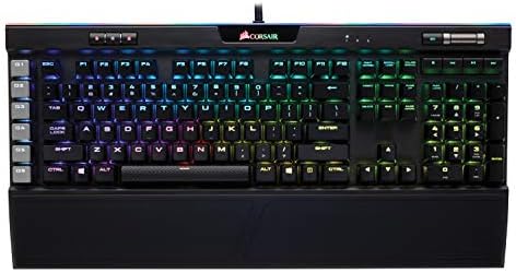 Механична клавиатура Corsair Gaming K95 RGB PLATINUM, черешово-кафяв MX, черна (CH-9127012-NA) и детска мишката Corsair Gaming