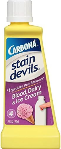 Средиземноморска обстановка Stain Devils® #4 – Средство за отстраняване на петна от кръв, млечни продукти и сладолед | Професионален инструмент за премахване на петна от