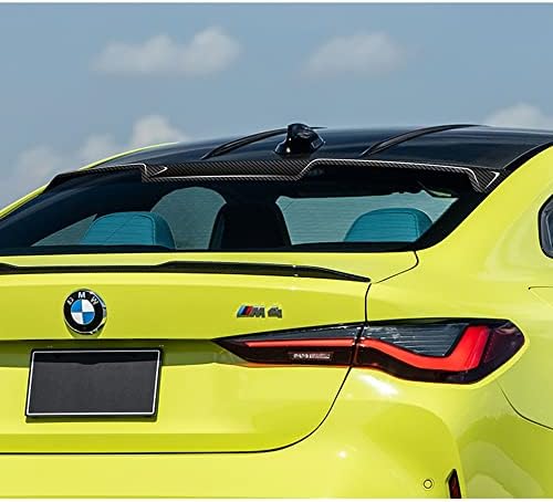 Q1-TECH, Спойлер на покрива, задно стъкло, Съвместим Само с BMW (G22) 4-series 430i 440i Coupe 2021-2023 години на издаване/