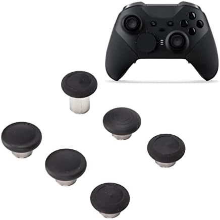 Комплекти, аксесоари за Xbox One Джойстик Elite V2 Контролер Гума От Неръждаема Стомана, 6 бр. Метални Сменяеми Джойстици за Xbox One