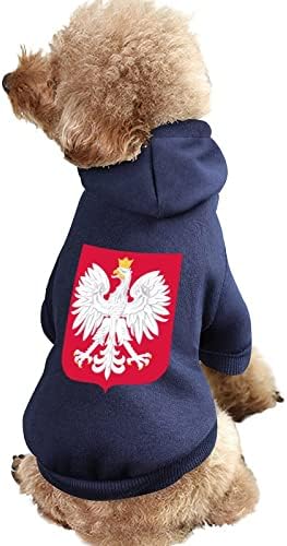 Полша Националната Емблема на Кучето Качулки Скъпа Hoody С Качулка Костюм за Домашни Любимци, Дрехи, Палто, с Шапка