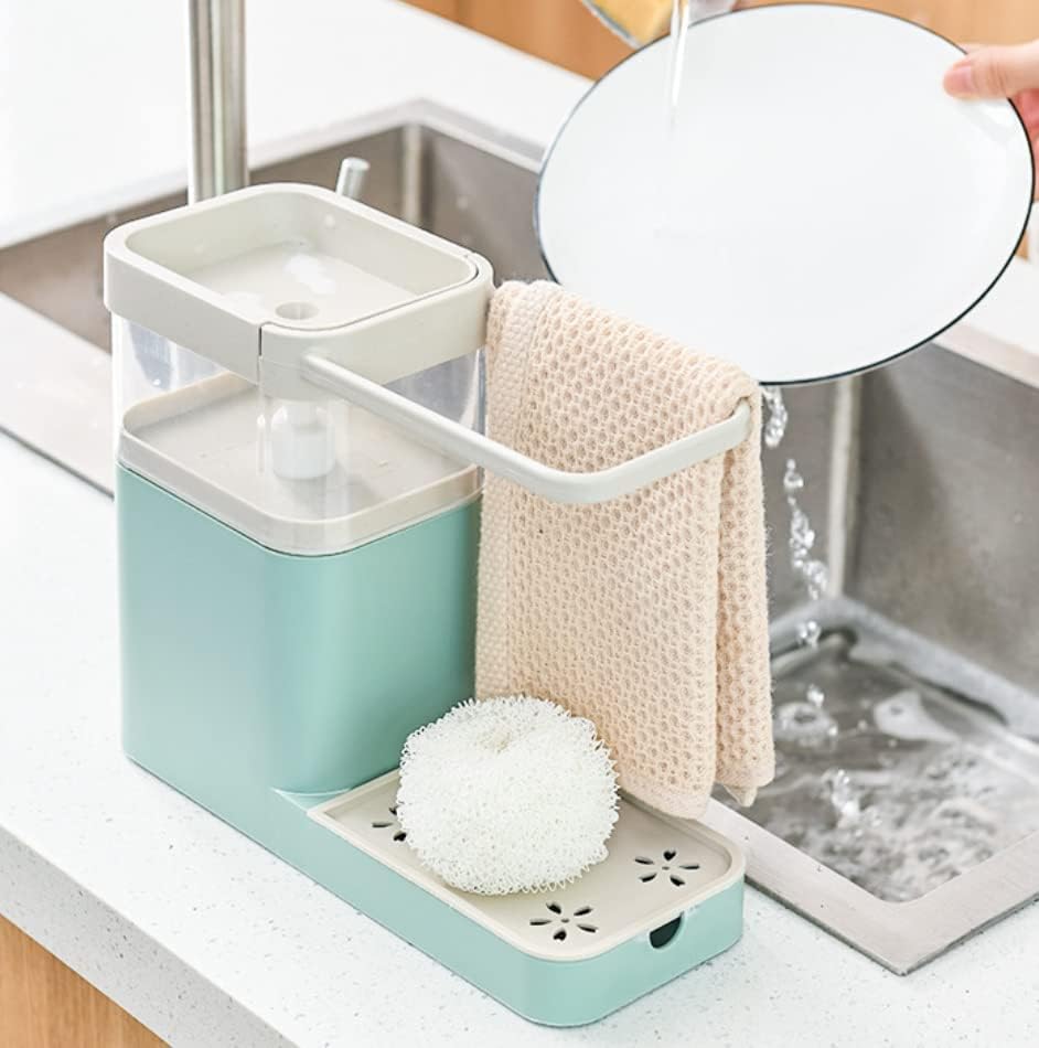 Многофункционален Опаковка сапун за измиване на съдове с помпа за течни почистващи препарати (Детски Розов)