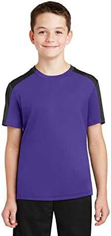 Тениска Clementine Sport с вътрешен ръкав (YST354) Purple / Black, XS