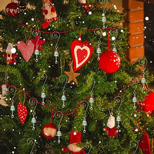 Куки с Коледните орнаменти Queekay, Кука, Жично за украса на Коледната елха с S-образно една кука и Нокът Омар, Закачалки С Орнаменти, Куки
