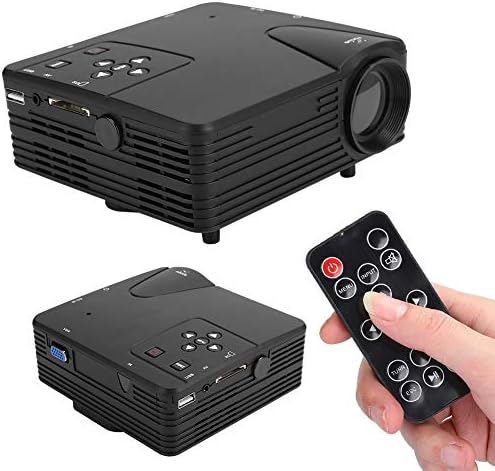 Мини Проектор, Преносим видео проектор HD 1080p HDMI, Малък Стереопроектор за Домашно Кино, Цифров Проектор за запис на Видео със срок