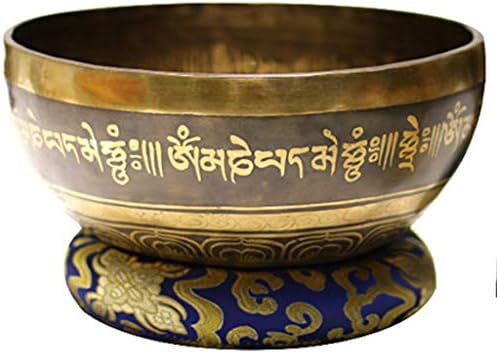 UXZDX CUJUX Непальская Тибетски Купа за Пеене Хималайски Будистки Медитация Йога Поющая Купата на фън шуй Голям е Размерът на