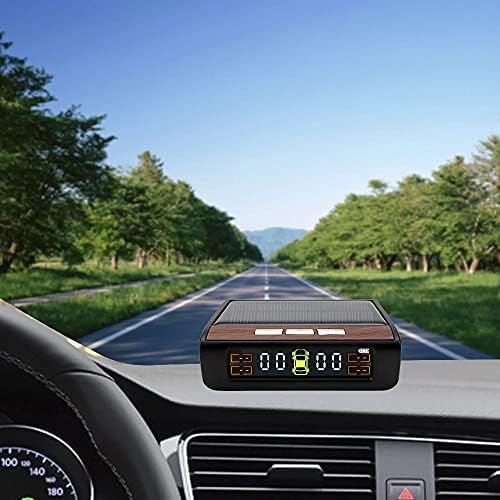 XJJZS Автомобили ГУМИТЕ, Система за Контрол на налягането в гумите Автоматично сот Монитор Цифров LCD дисплей Слънчева Енергия
