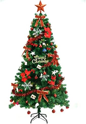 JXANG Crypto екологично Чист PVC Коледно Дърво, Коледна Украса 0,6 м 50 Т