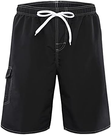 Мъжки къси Панталони FIRERO Ежедневни Летни Плажни къси Панталони с Еластичен колан и завязками Къси Панталони с джобове