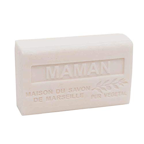 Savon de Marseille - Френската сапун с органично масло от шеа - Аромат Maman - Подходящ за всички типове кожа - 125 Граммовый шоколад
