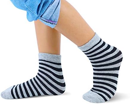 ОРИГИНАЛНИ Памучни чорапи за екипаж от 12 Опаковки, Унисекс, за деца, Момчета и Момичета
