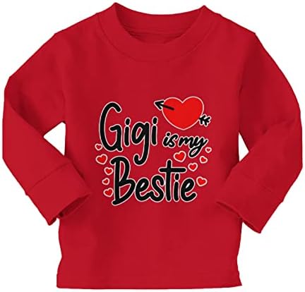 Andrea is My Bestie - Тениска от Futon Джърси Love Grandma за Бебета / малки Деца